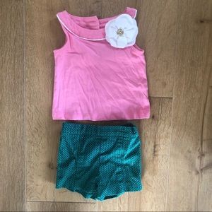 Janie and Jack Tank and Short Set